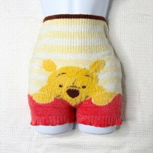 Winnie the Pooh knit micro mini shorts from japan